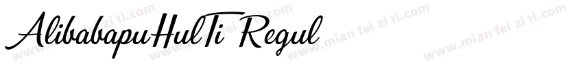 AlibabapuHulTi Regul字体转换